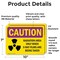 Signmission Radiation & Laser Sign, 7 in H x 10 in W, Vinyl Decal, Rectangle OS-2PACK-CR-D-710-L-10156 - alternate 3
